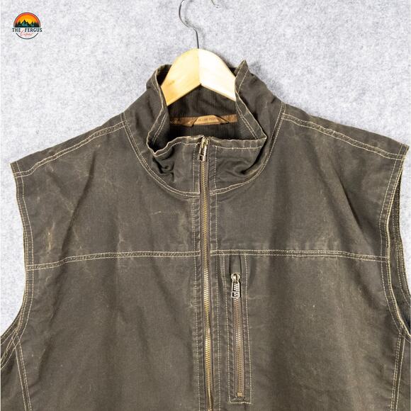 KUHL Patina Green Vest Born In The Mountains Hiking Gorpcore Outdoor Men's 2XL - Picture 4 of 16